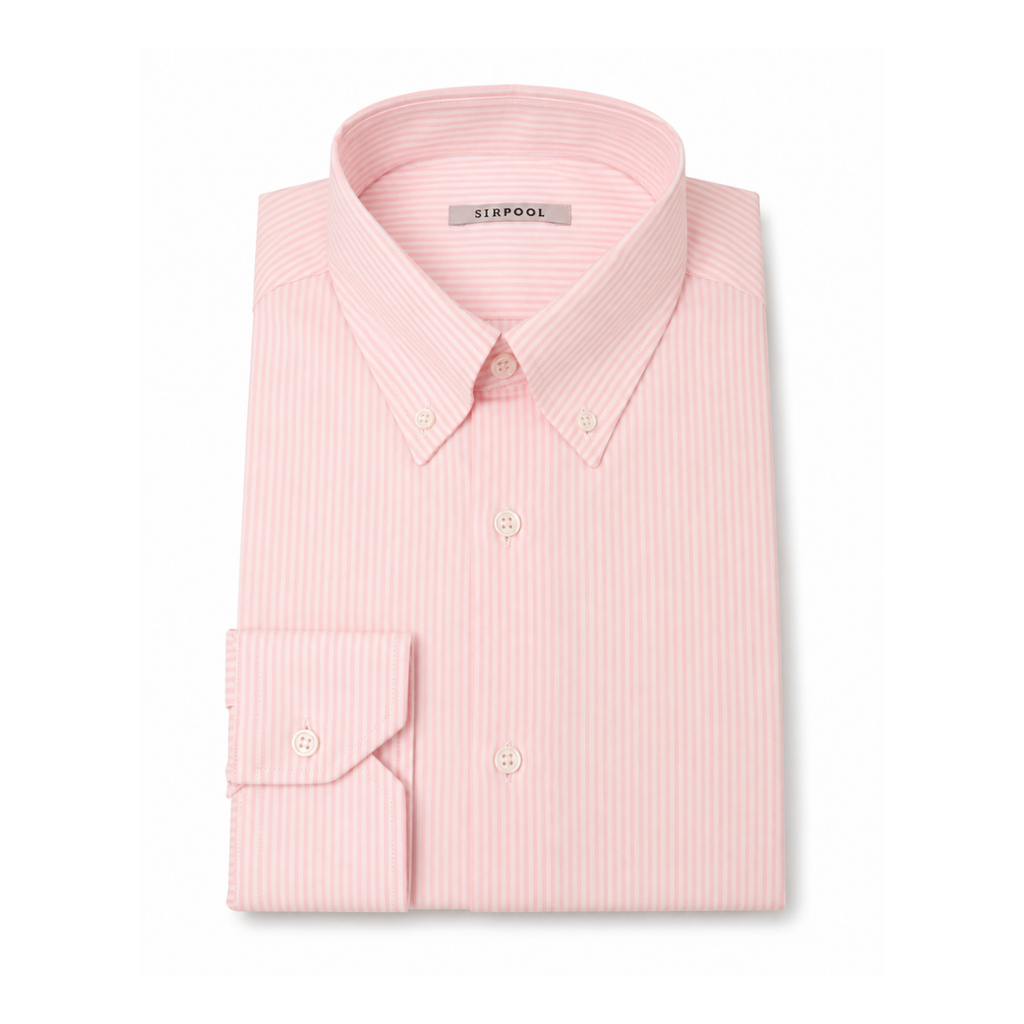 Blue Herringbone Shirt