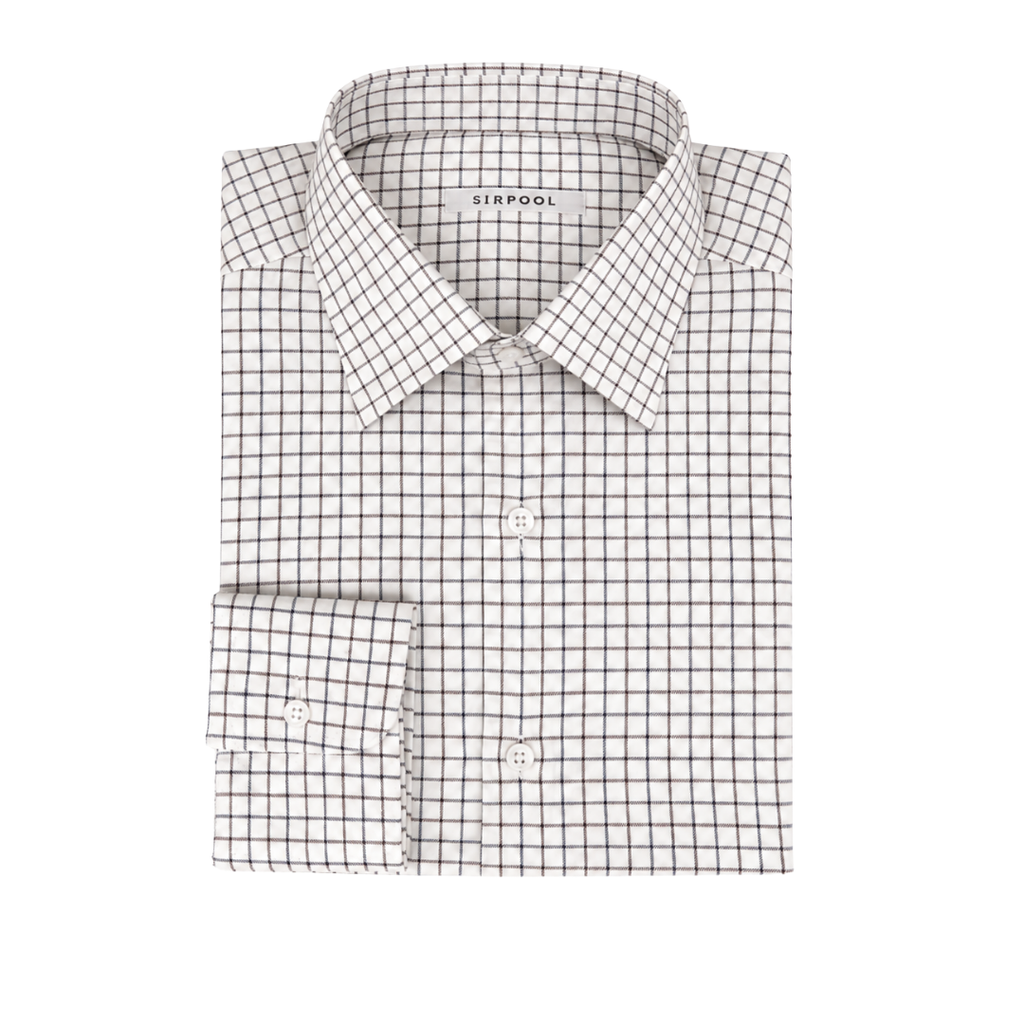 Blue Herringbone Shirt