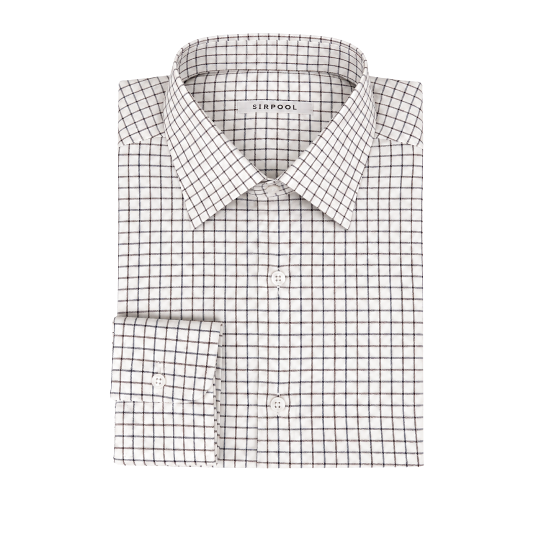 Blue Herringbone Shirt