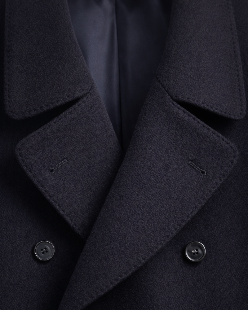 Double-breasted Three-Quarter Coat 2+1