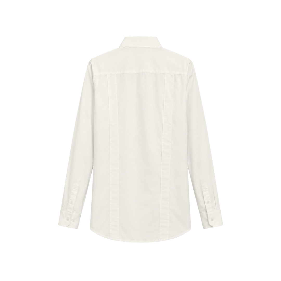 GUAYABERA BLANCO ÓPTICO