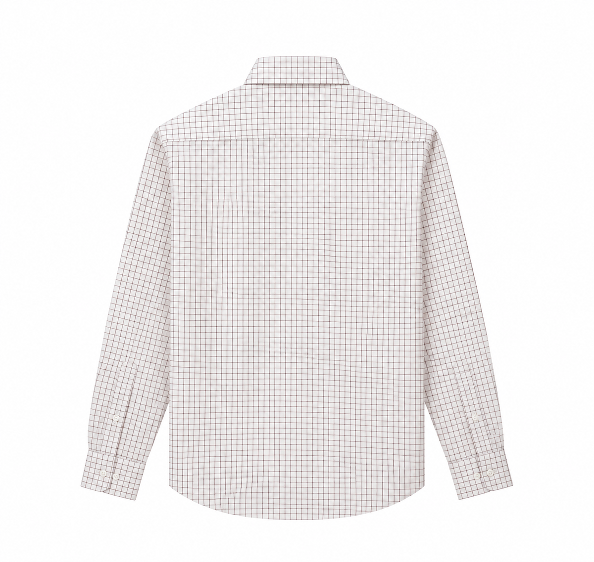 Camisa Cuadro Raya Fina Azul y Rojo