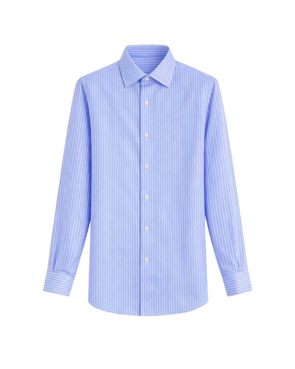 Camisa Popelín Raya Azul