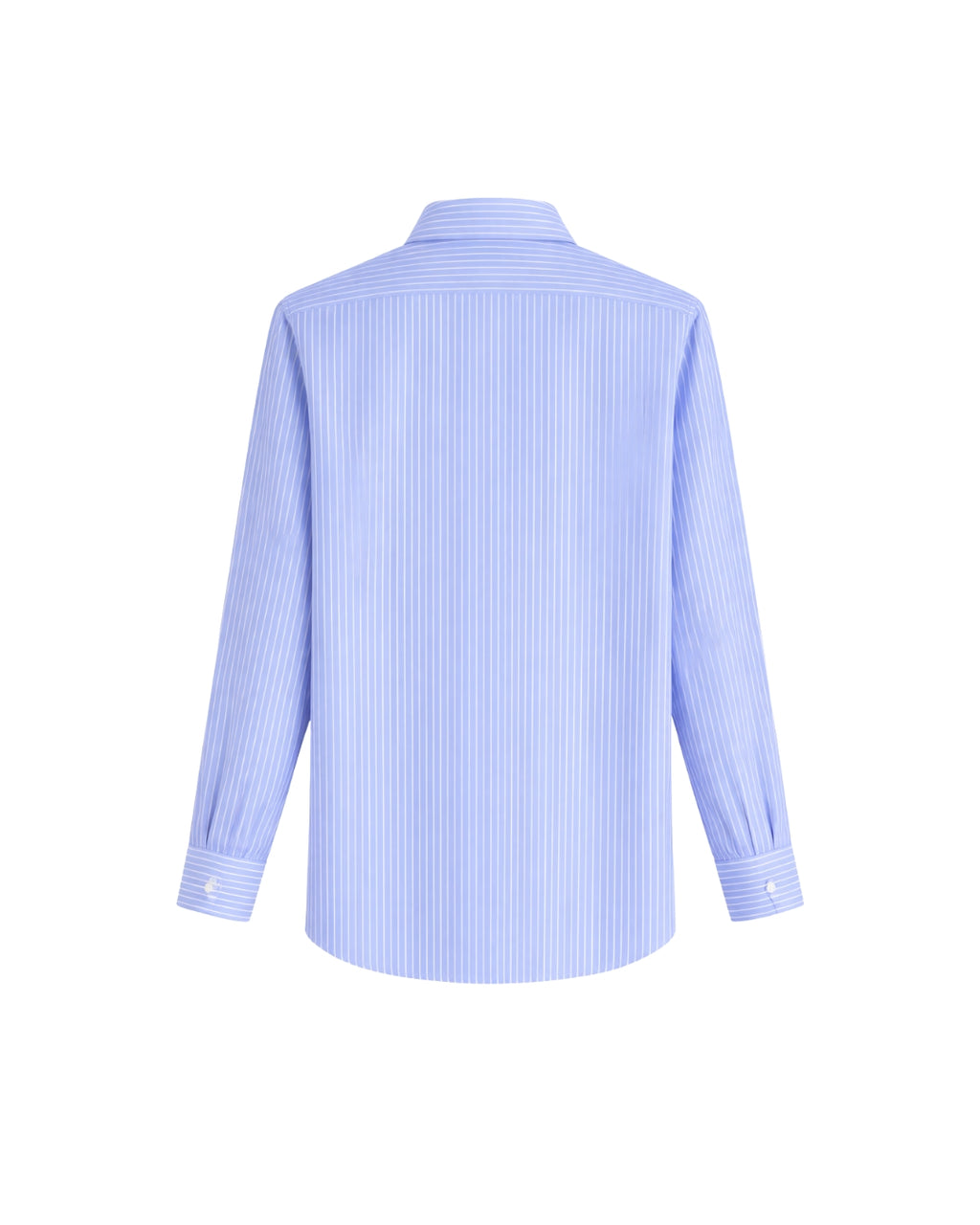 Camisa Popelín Raya Azul