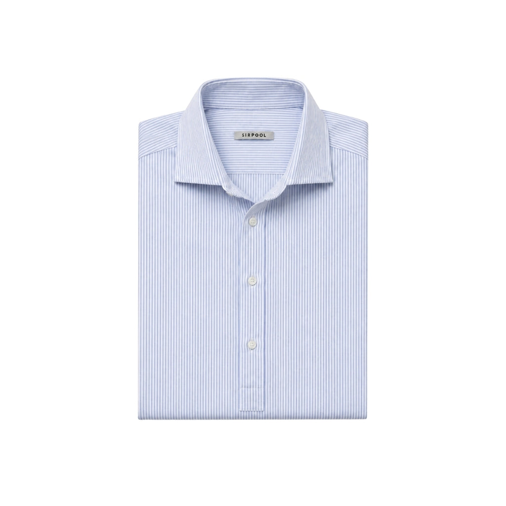 POLERA AZUL RAYA FINA