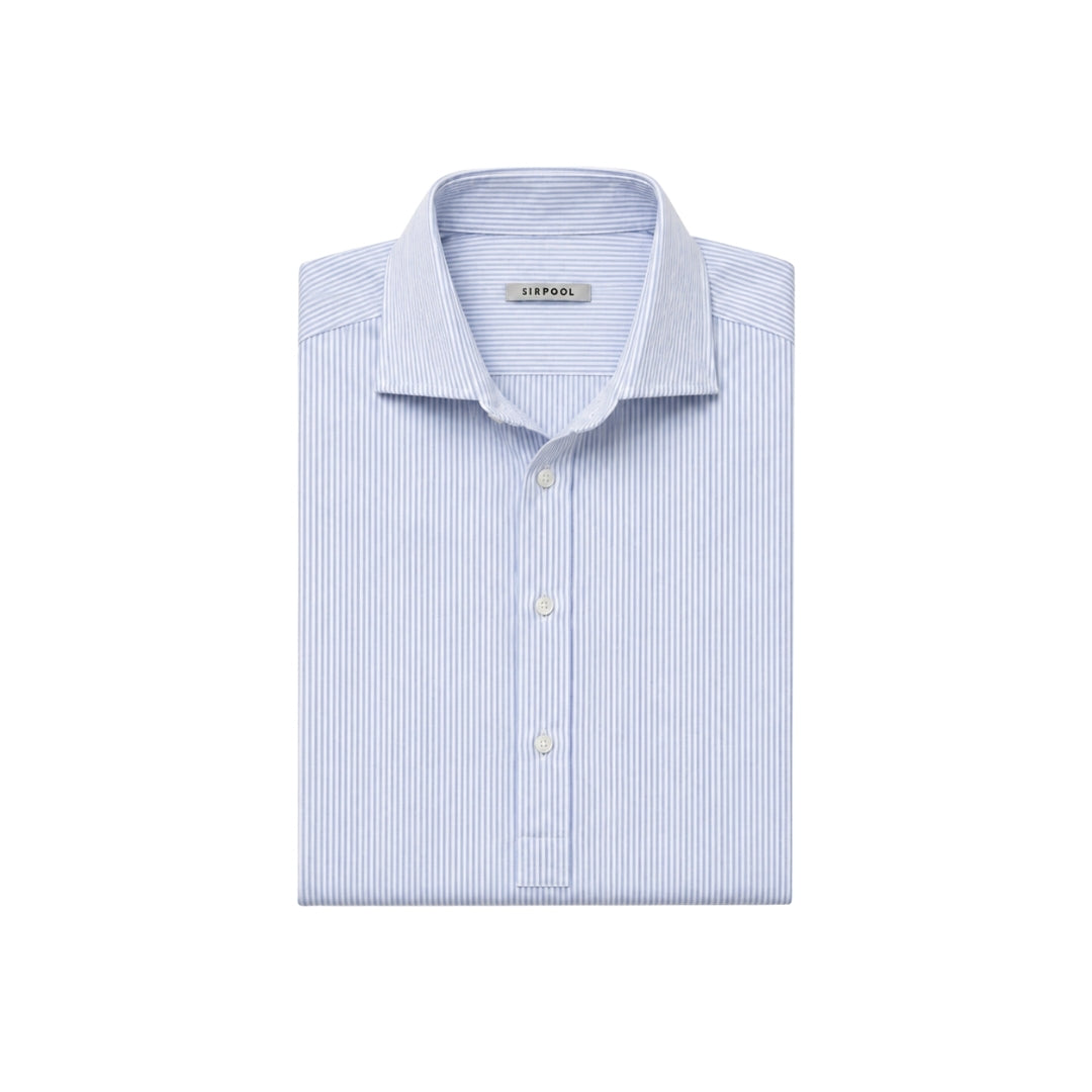 POLERA AZUL RAYA FINA