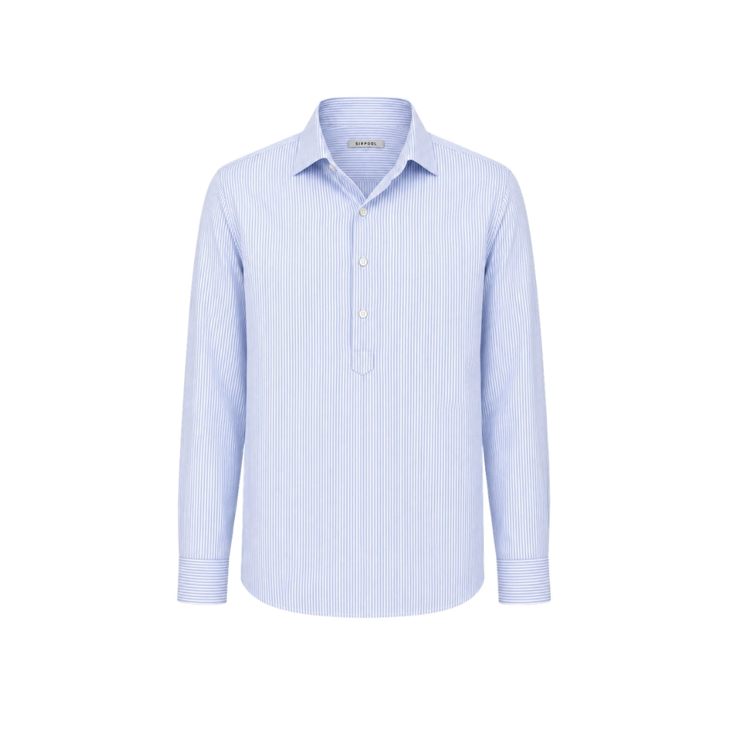 POLERA AZUL RAYA FINA